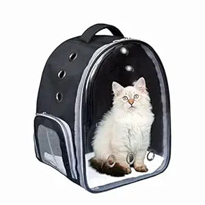 Pet Carrier for Cat & Small Dog and Puppy Kitty Transparent and Breathable
