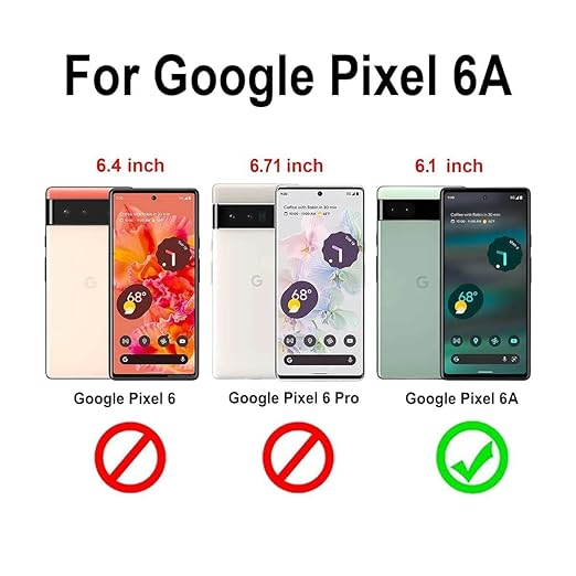 Google Pixel 6A Shockproof Clear Hybrid Armor Magnetic Back Cover Case