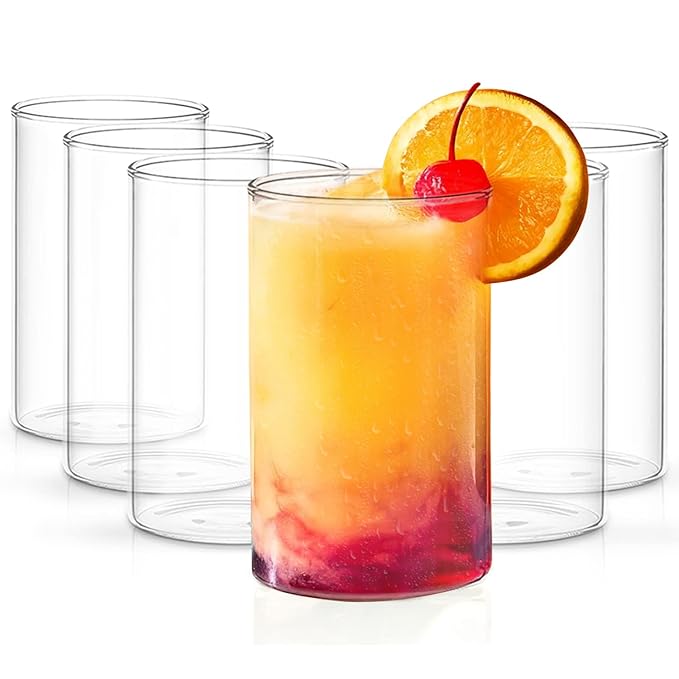 Vision Glass Set, 295 ml, Set of 6, Transparent