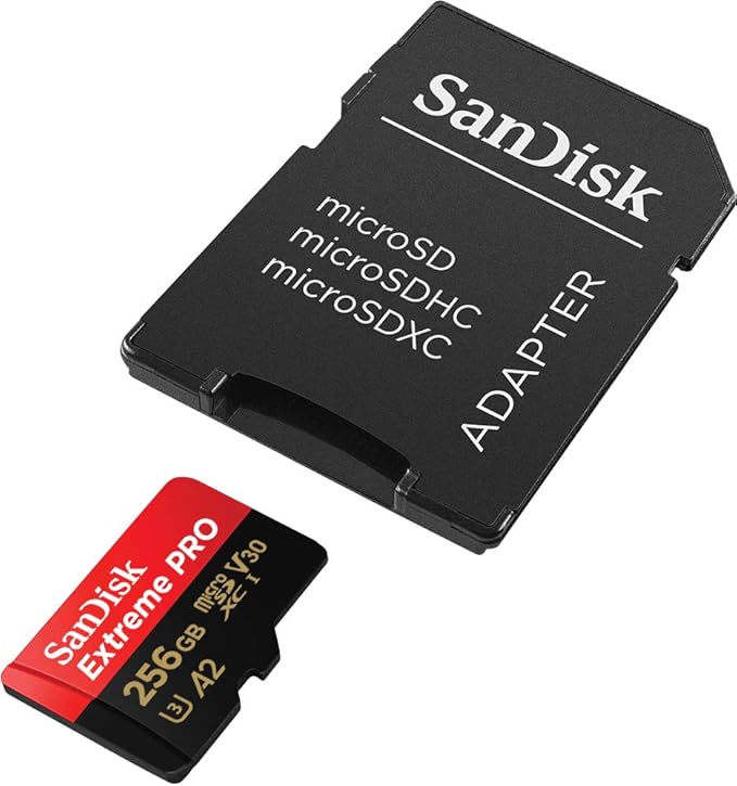 SanDisk Extreme Pro 256GB microSD Card