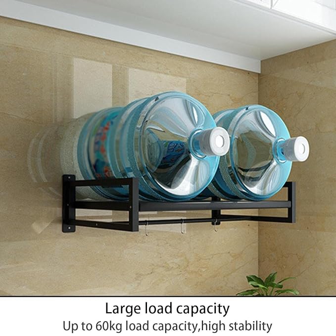 Hub Wall Mount Microwave Oven Rack - Metal Holder Storage Stand
