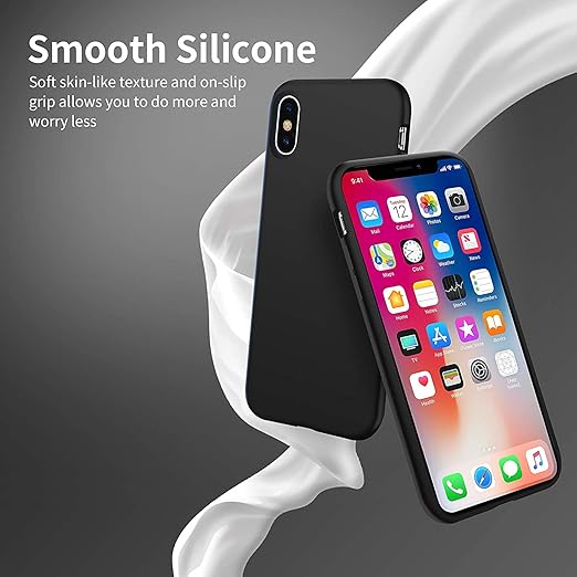 Microfiber Candy Case Compatible for iPhoneX/iPhone Xs 5.8 inch, Shockproof Slim Back Cover