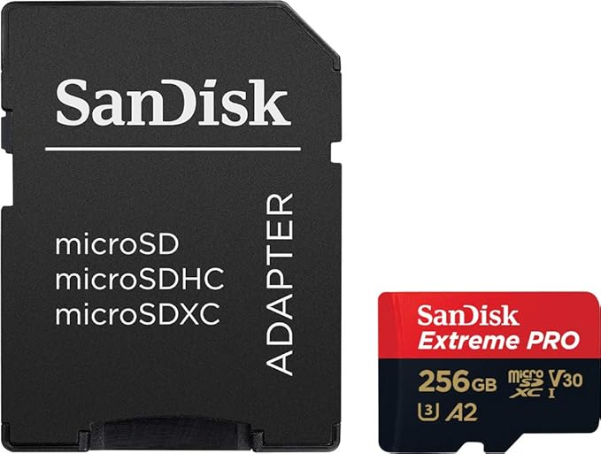 SanDisk Extreme Pro 256GB microSD Card
