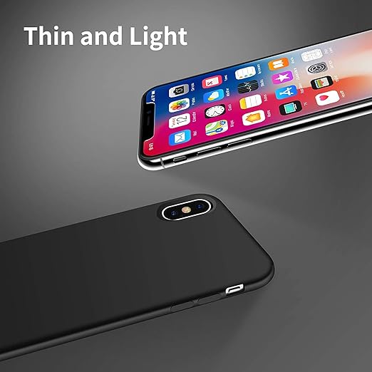 Microfiber Candy Case Compatible for iPhoneX/iPhone Xs 5.8 inch, Shockproof Slim Back Cover