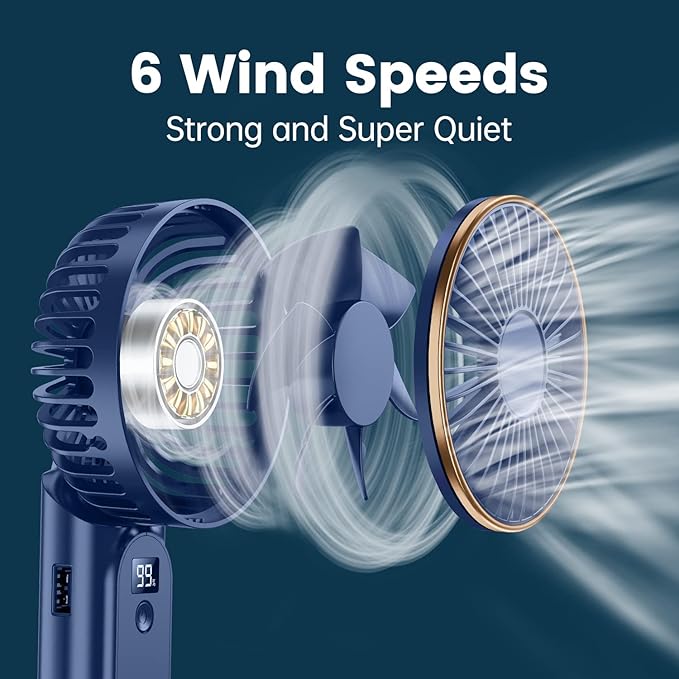 Sweet Full Handheld Fan 6000mAh Portable Fan