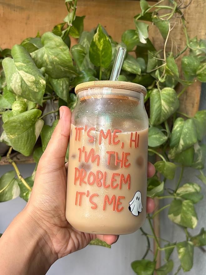 Customized Tumbler Glass Mug With Straw