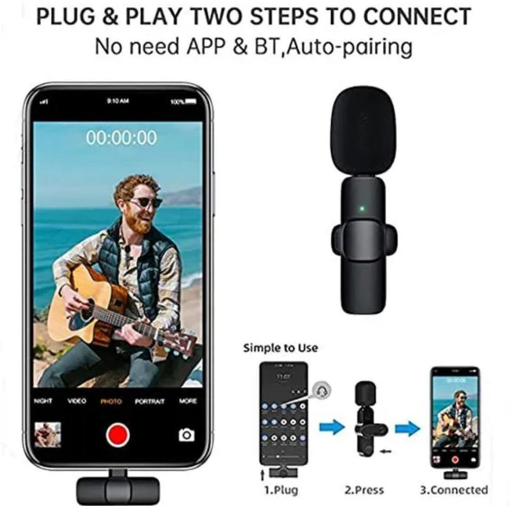 K8 Wireless Microphone Noise Reducation 3 in 1