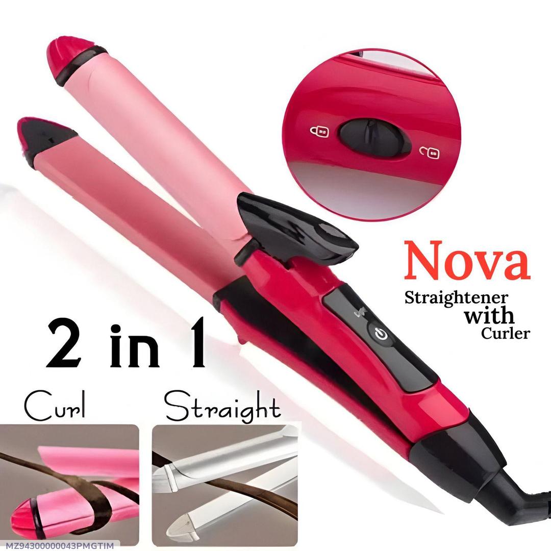 Nova Straightener With Curier 2 in 1