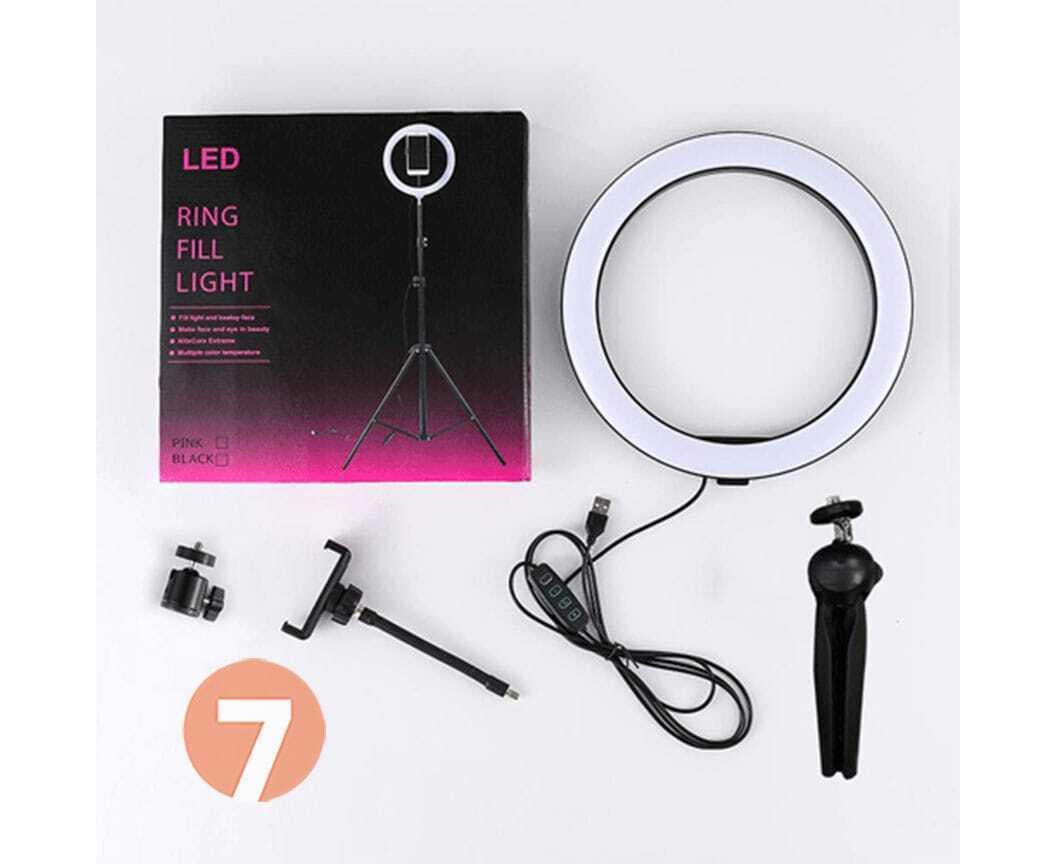 LED Ring Light 26CM/10'' LED Ring Light CXB-260 with Phone Holder