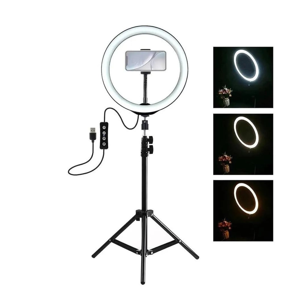 LED Ring Light 26CM/10'' LED Ring Light CXB-260 with Phone Holder