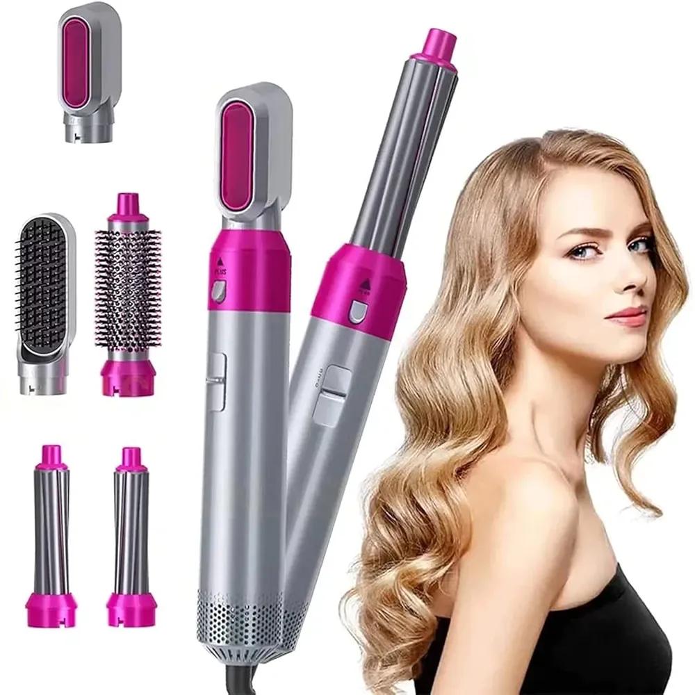Hair Dryer - Professional Hair Dryer Brush & 5 in 1 Air Styler, 5 ...
