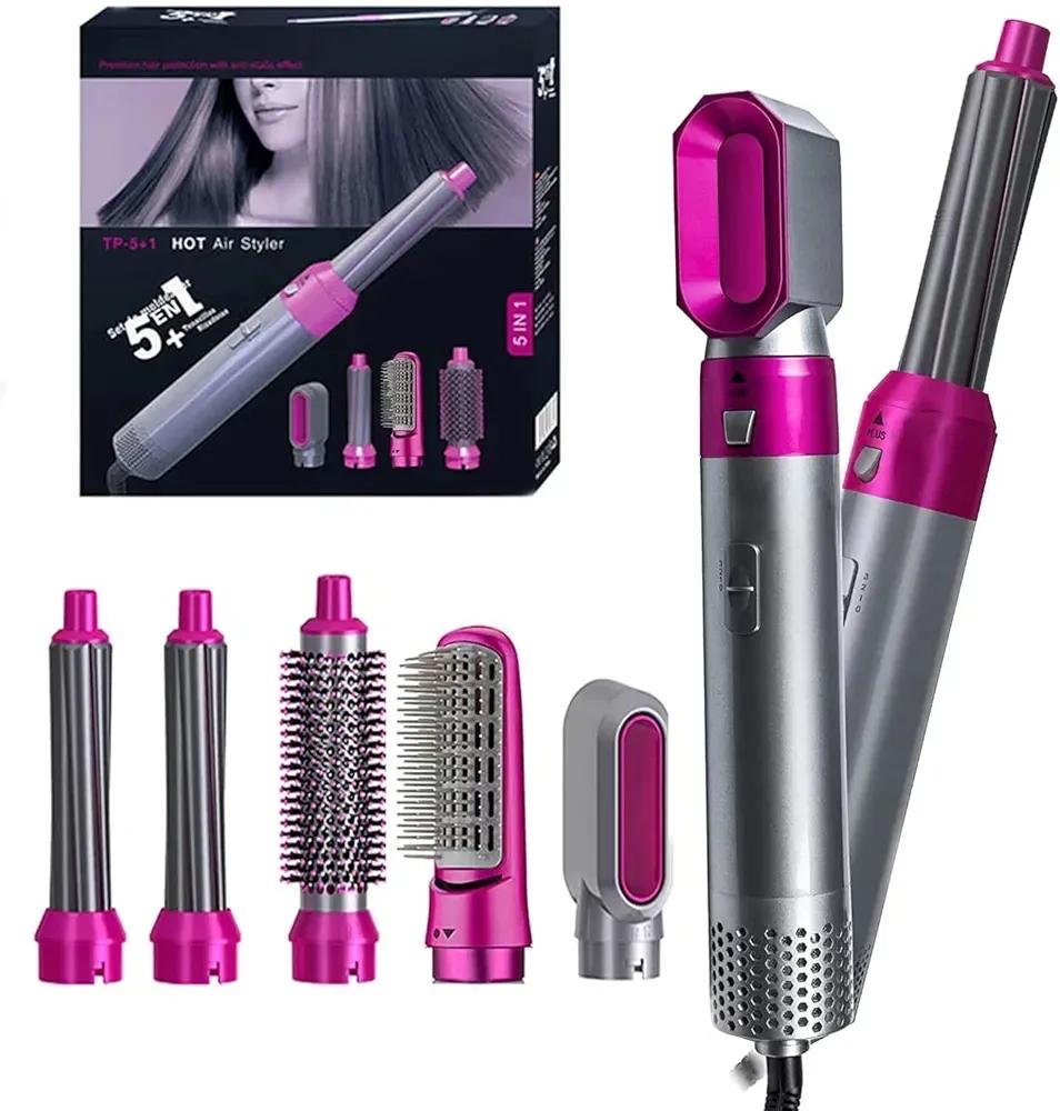 Hair Dryer - Professional Hair Dryer Brush & 5 in 1 Air Styler, 5 ...