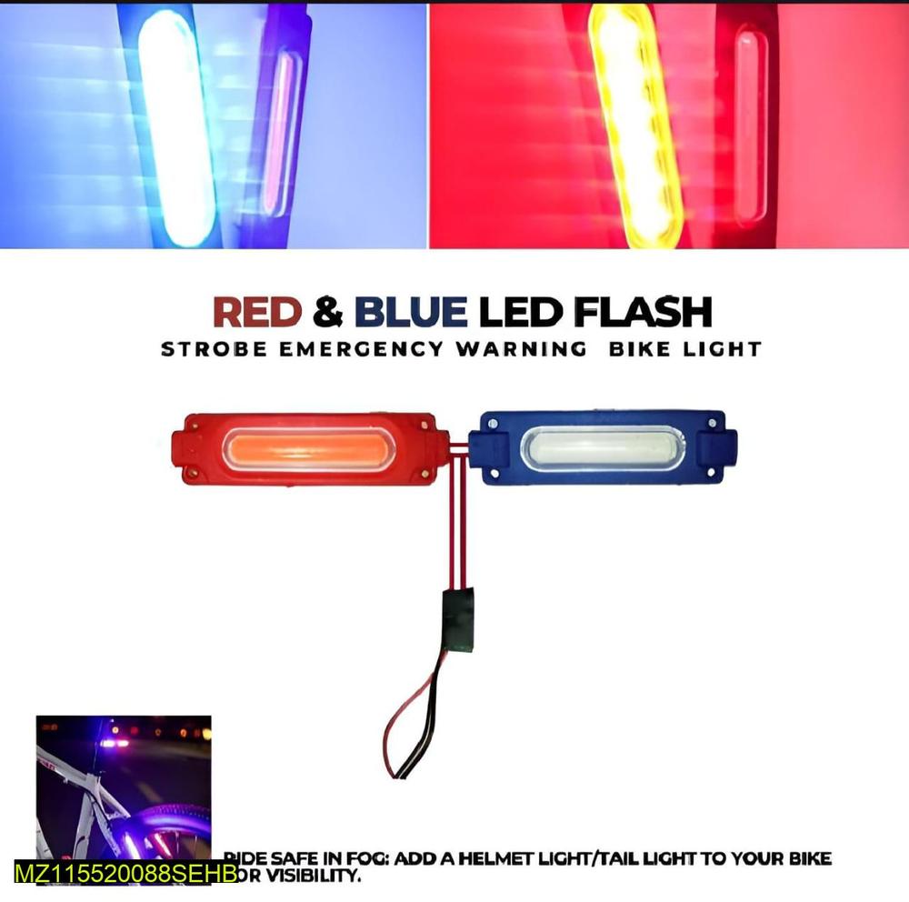 Red And Blue LED Flash Lights