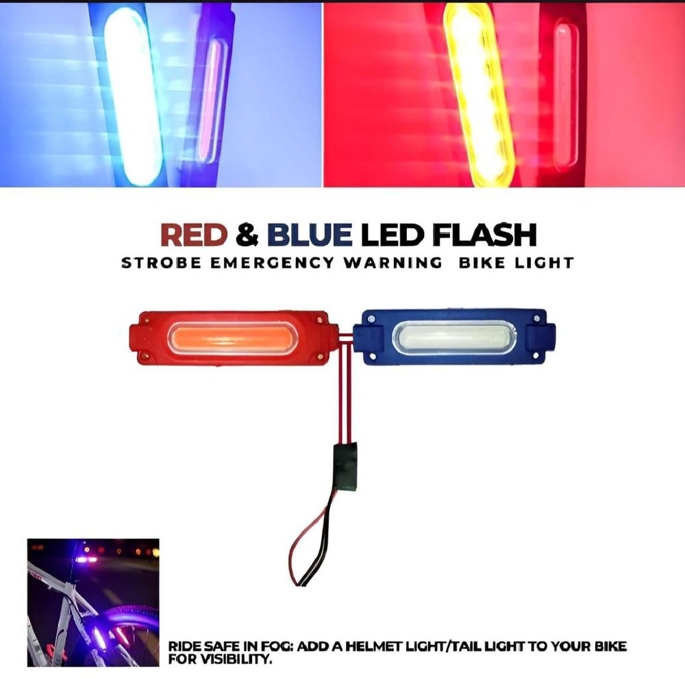 Red And Blue LED Flash Lights