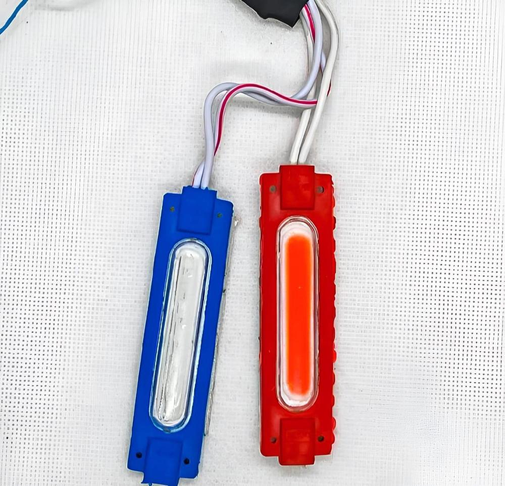 Red And Blue LED Flash Lights